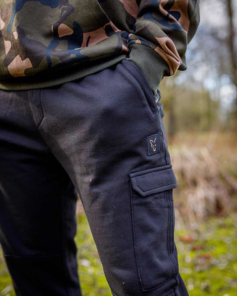 Штаны Fox Lightweight Black / Camo Combat Joggers XXXL