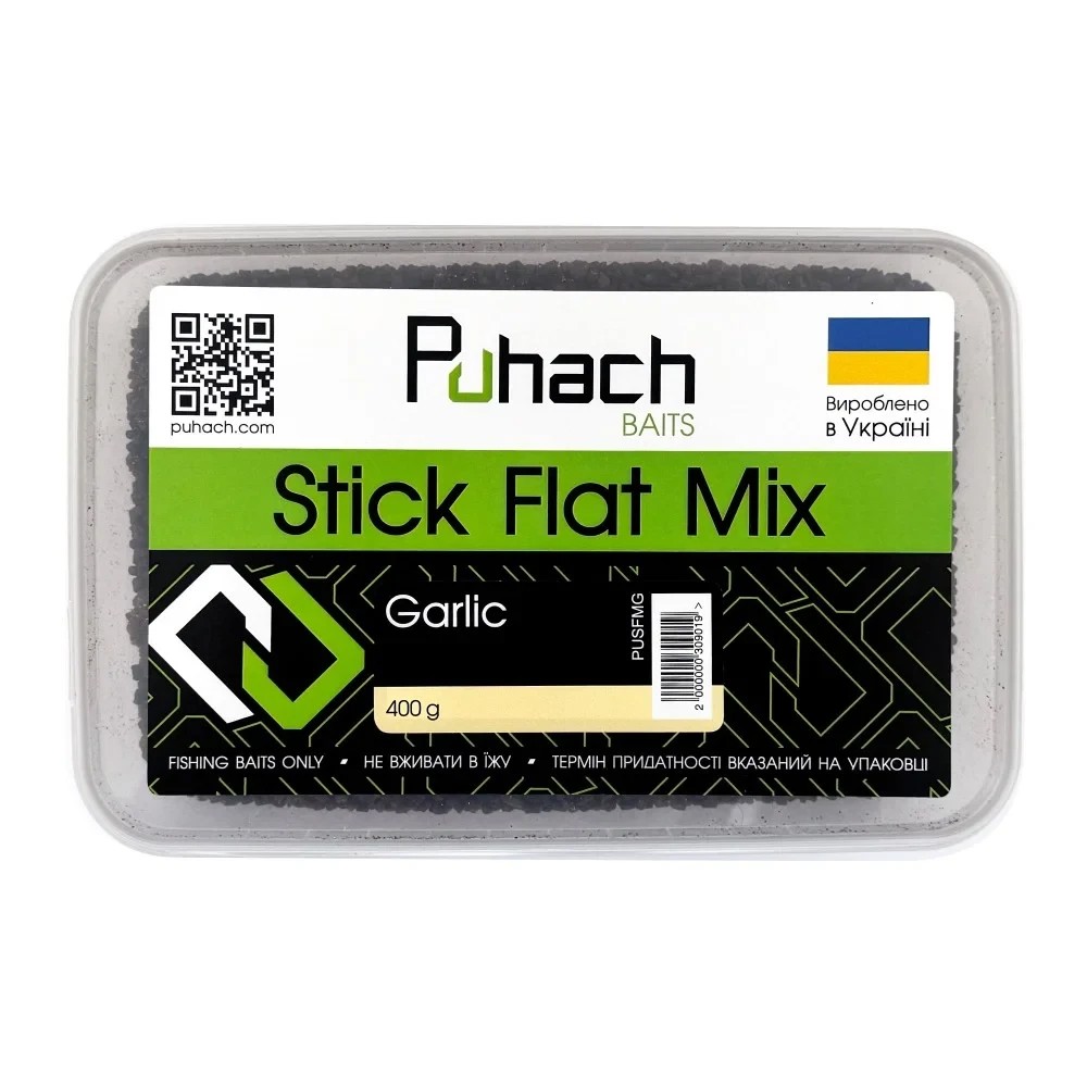 Метод мікс Puhach Baits Stick Flat Mix Garlic (Часник)