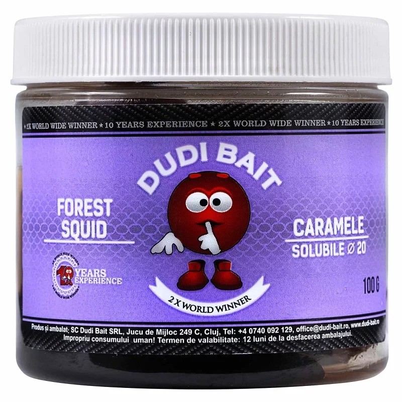 Бойли варені Dudi Bait Forest Squid Caramele Tari 20 мм