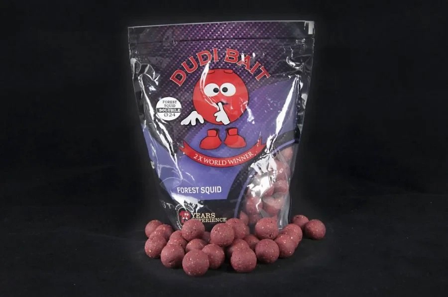 Бойли розчинні Dudi Bait Boilies Forest Squid Solubile 16мм 1kg