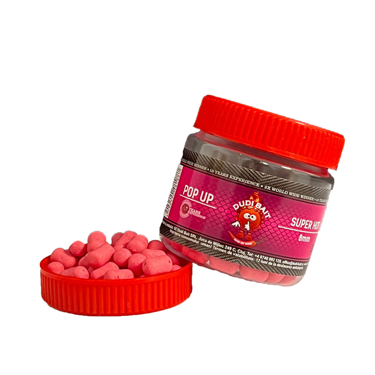 Поп ап Dudi Baits Pop-Up ”Super Hot” 14mm