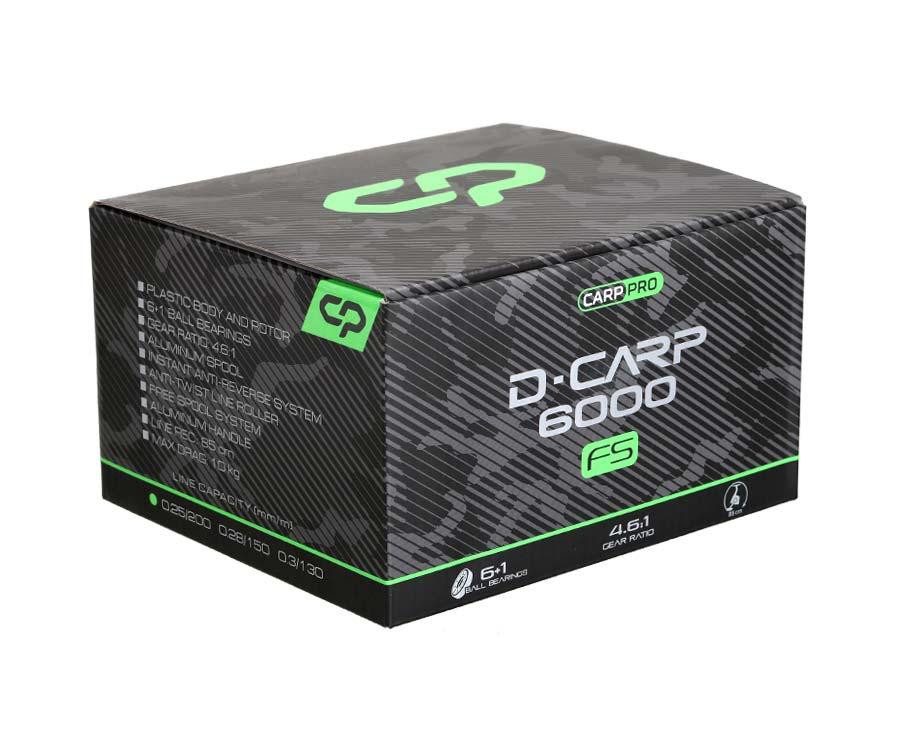 Котушка Carp Pro D-Carp 6000 FS New
