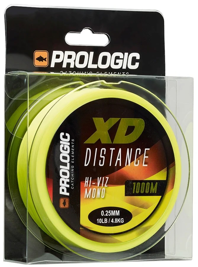 Волосінь Prologic XD Distance Mono 1000m 0.28mm 5.60kg 12Lb Hi-Viz Yellow