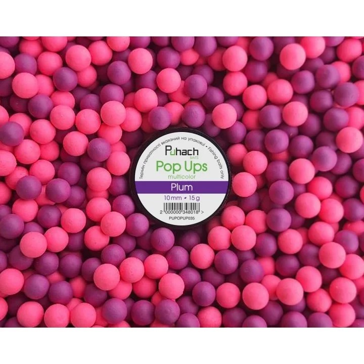Поп ап Puhach Baits Pop Ups 10 mm Multicolor  Plum (Слива)