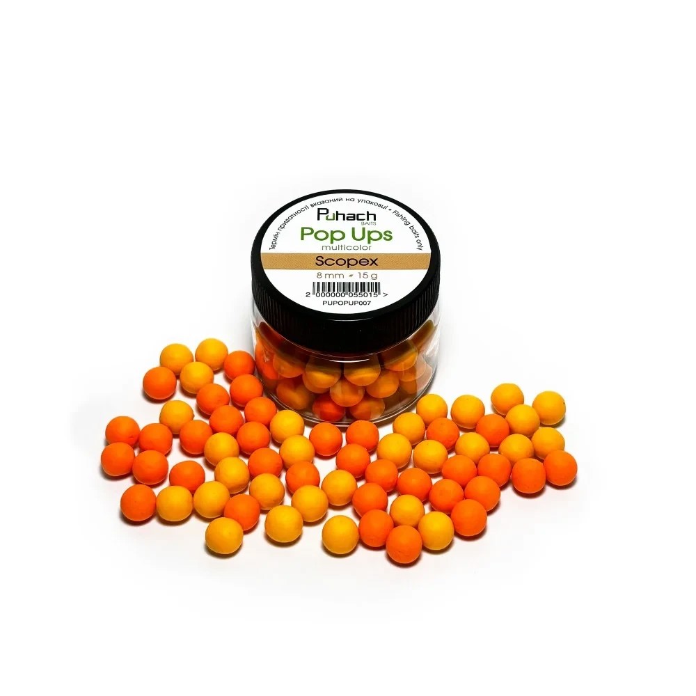 Поп ап Puhach Baits Pop Ups 8 mm Multicolor  Scopex (Вершкове печиво)