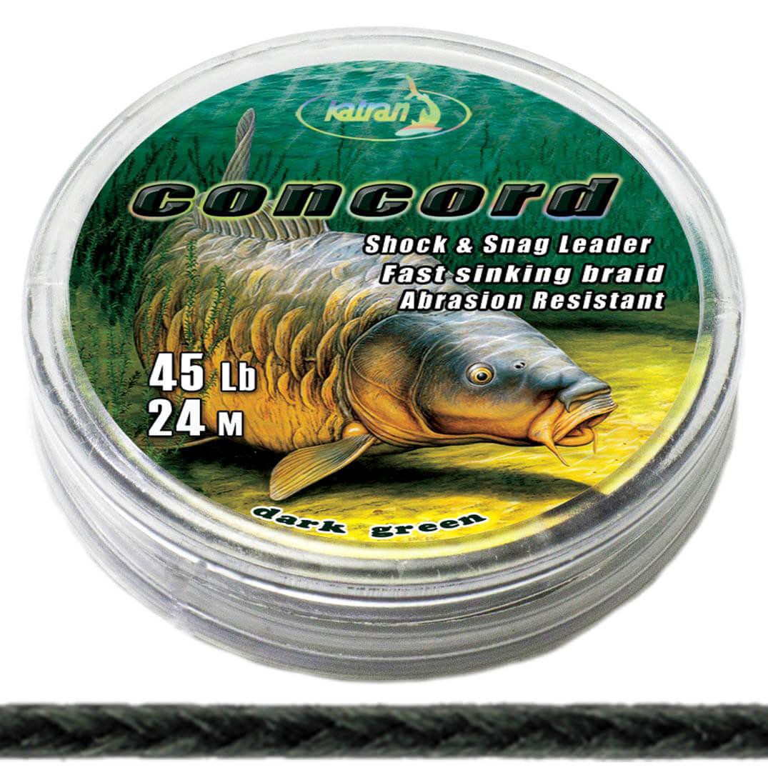 Шок-лідер Katran Shock-snag leaders Concord 25Lb 24m