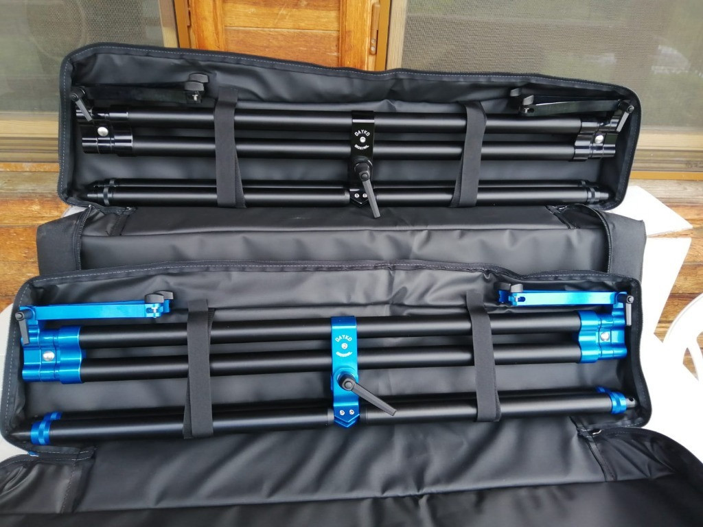 Род-Под Dayko Compact Bitubo Black Blue 3-4 вудилища чорні буз бари