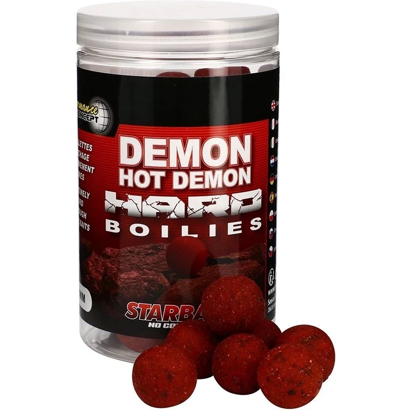 Бойли Starbaits Hot Demon Hard Boilies 20мм 200г