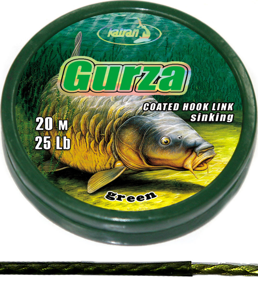 Повідцевий матеріал в оплетені Gurza Katran 15 Lb 20m