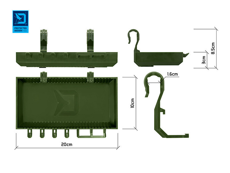 Полиця для род поду Rodpod shelf Delphin Shelf POD Camo
