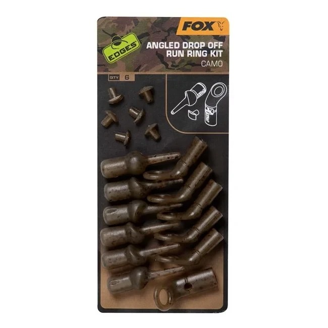 Набір для ковзного оснащення Fox Edges Camo Angled Drop Off Run Ring Kit