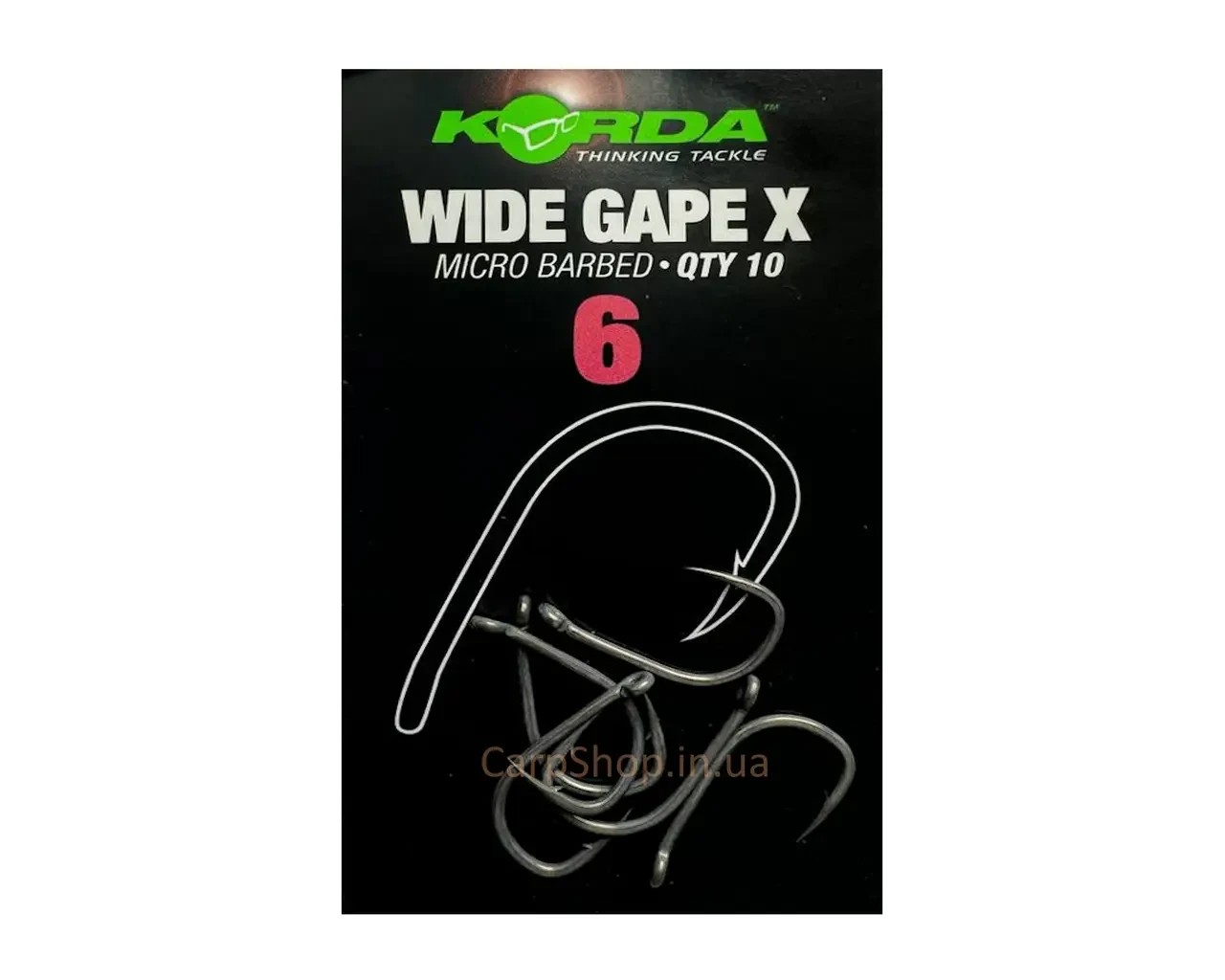 Гачки Korda Wide Gape X 6