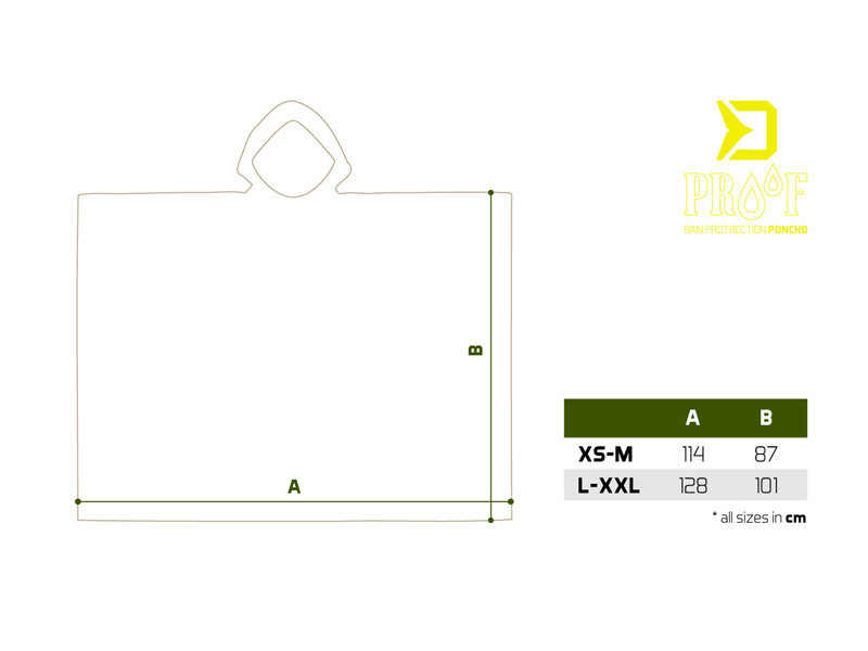 Водонепроникне пончо Delphin PROOF Poncho XS-M