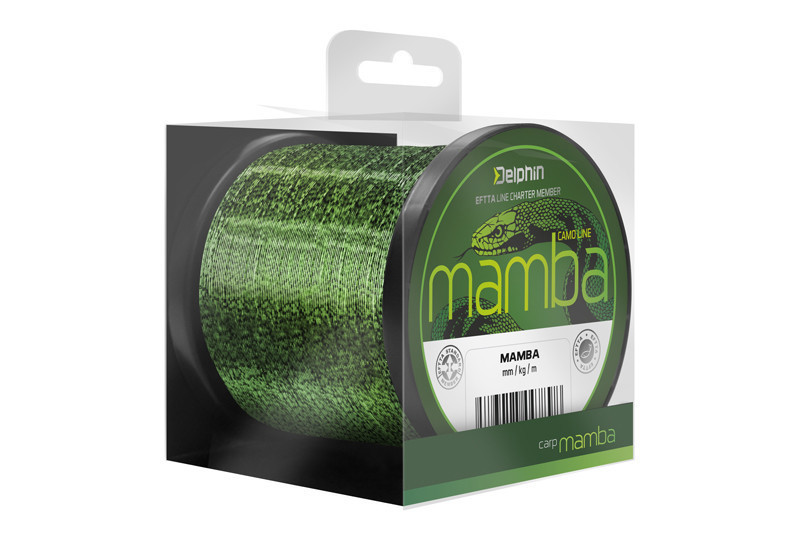 Волосінь Delphin MAMBA Carp / camouflage