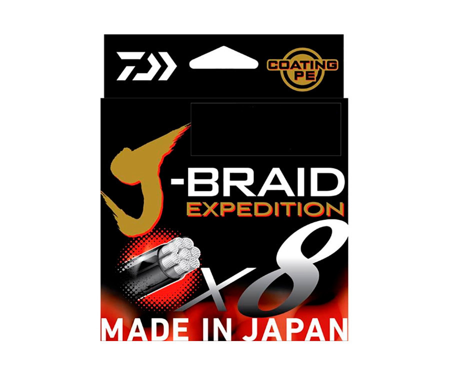 Шнур Daiwa J-Braid Expedition X8E 150м 0.18мм 12.5 kg Dark Green