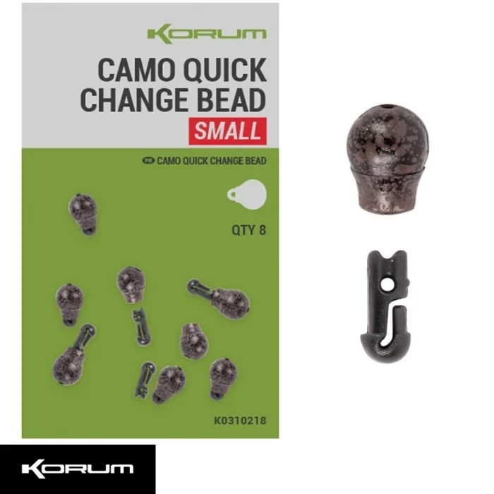 Бусина швидкознімна Korum Quick Change Camo 6шт Large
