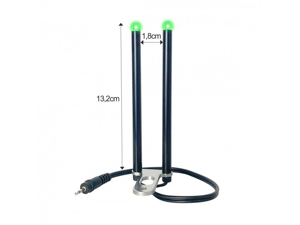 Стабілізатор вудилища FLACARP ARS2 LED-B з підсвіткою Червоний