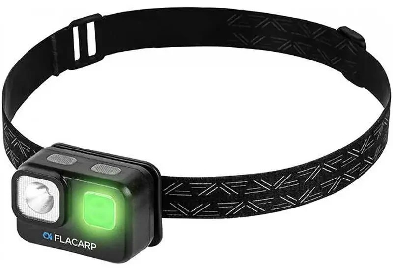 Ліхтар налобний FLACARP Headlamp HL2000 (white+green LED color)