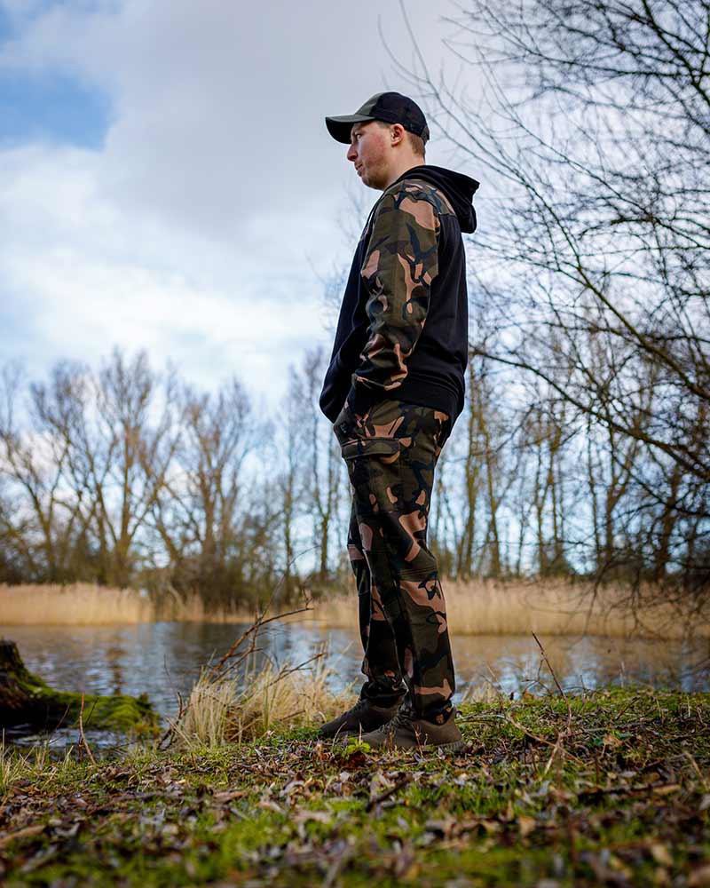 Толстовка Fox Lightweight BLack / Camo Split Zip Hoody