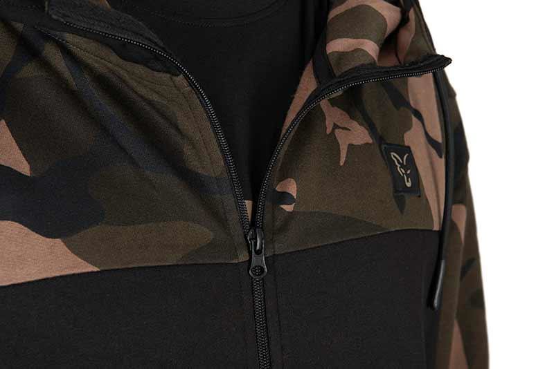 Толстовка Fox Lightweight BLack / Camo Split Zip Hoody