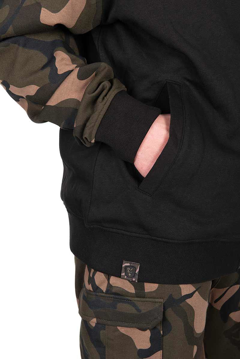 Толстовка Fox Lightweight BLack / Camo Split Zip Hoody M