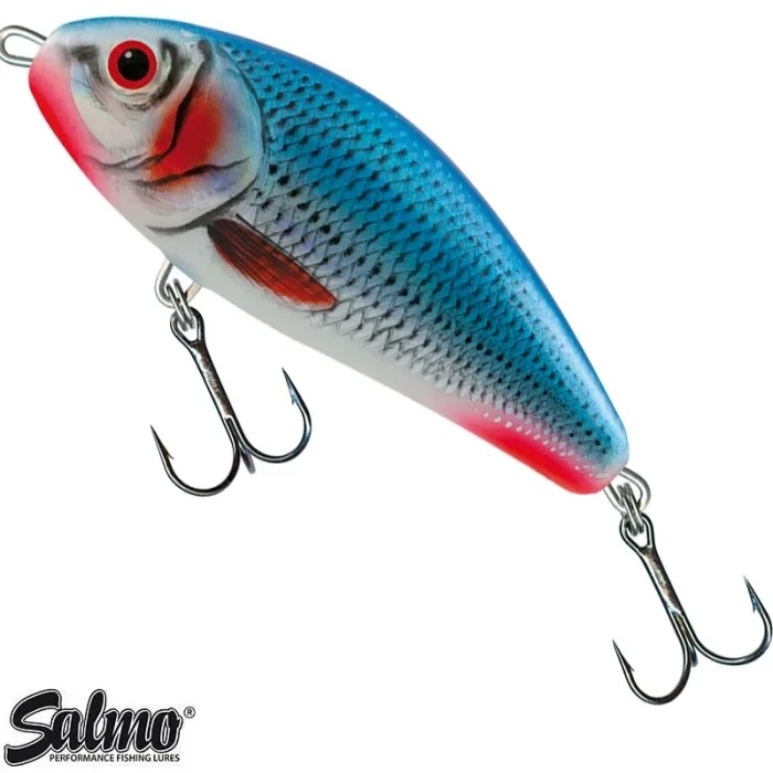 Воблер Salmo Fatso Sinking Bleeding Blue Shad  8 см