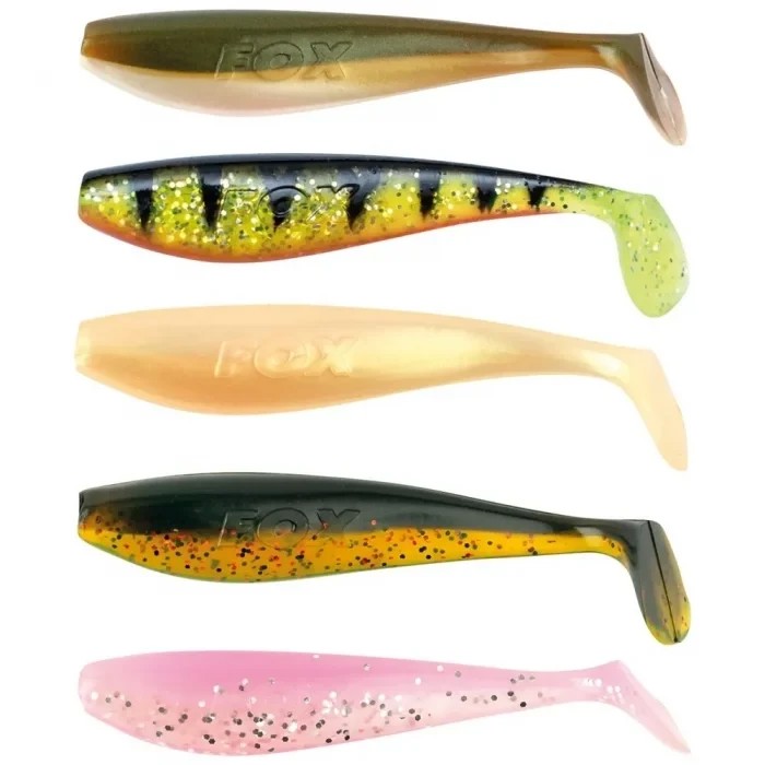Штучна принада Rage Ultra UV Zander Pro Shads Mixed Color Lure Pack 7,5cm x 5