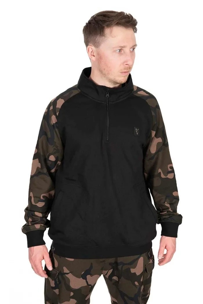 Толстовка Fox Lightweight Black Camo QTR Zip Pullover