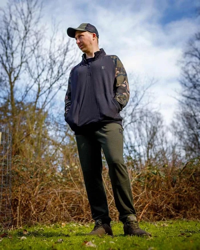 Толстовка Fox Lightweight Black Camo QTR Zip Pullover