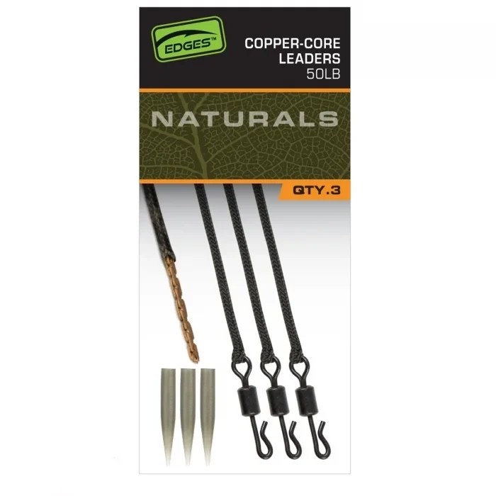 Готовая оснастка Fox Edges Copper-Core Leaders 50lb 75cm x3