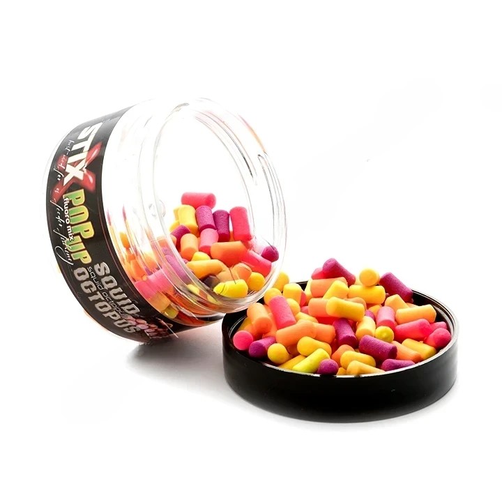 Поп-апи Trinity Baits STIX Fluoro Mix 5х12 мм. Squid Octopus