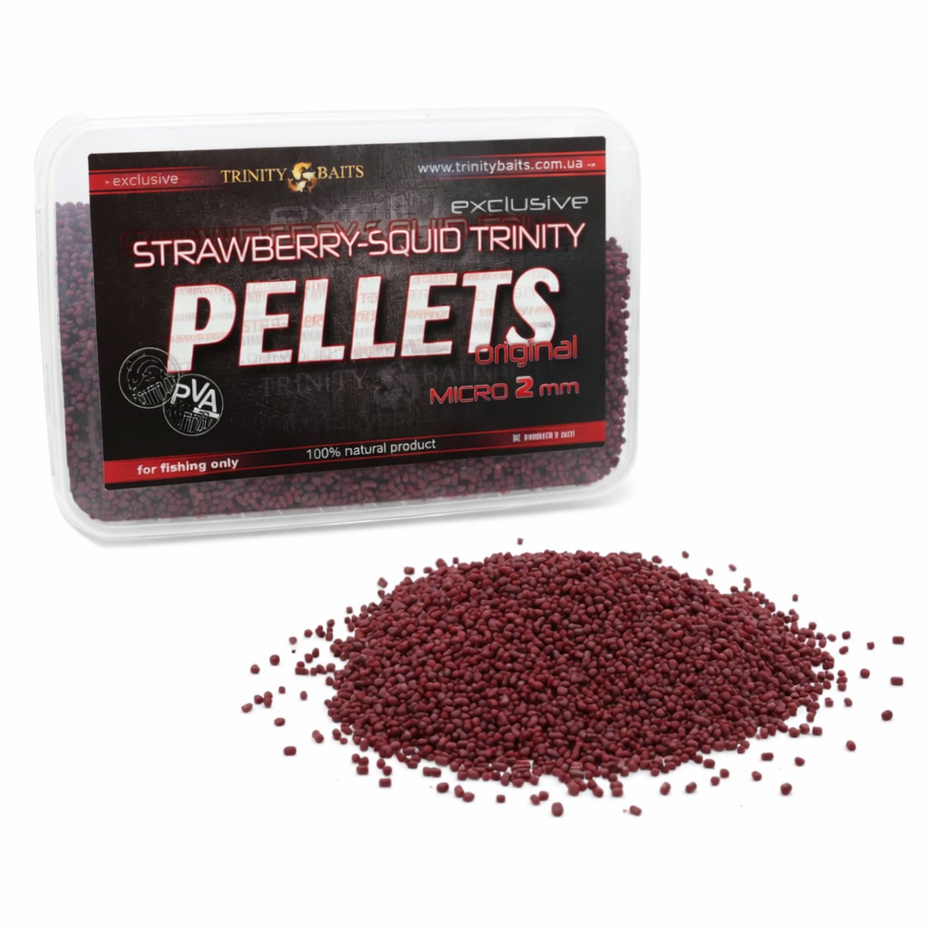 Пеллетс Trinity Baits Original "Squid-Strawberry" 2 мм 500 г