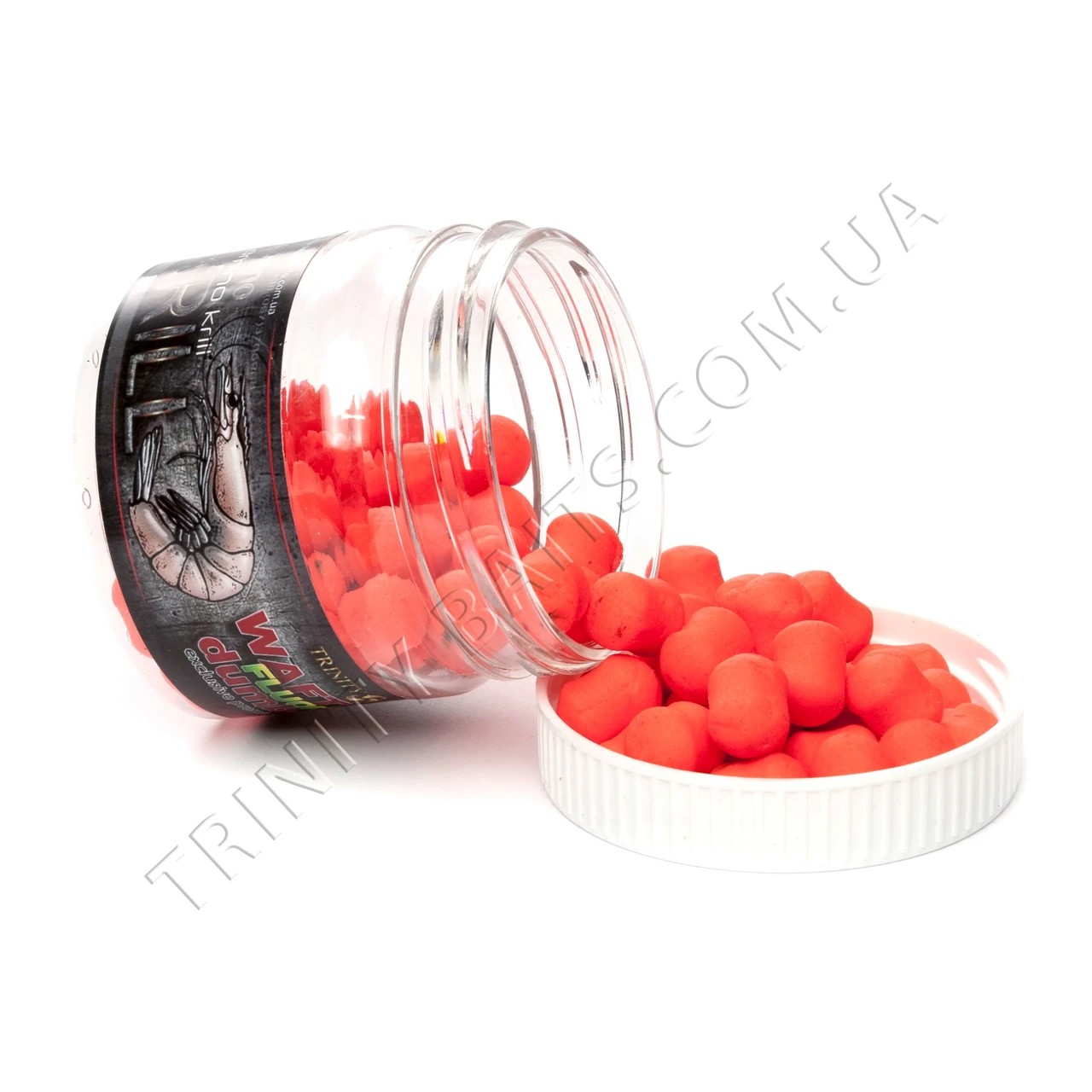 Бойли Trinity Baits Wafters Dumbels fluro KRILL  8X12