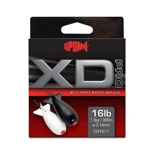 Шнур сподовий маркерний Spomb X Pro Braid Grey 300m 8+1 0.18mm 24lb