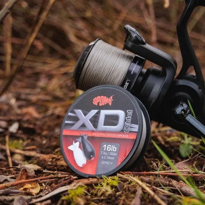 Шнур сподовий маркерний Spomb X Pro Braid Grey 300m 8+1 0.18mm 24lb