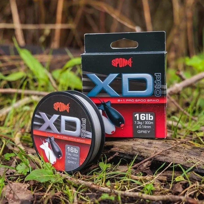 Шнур сподовий маркерний Spomb X Pro Braid Grey 300m 8+1 0.18mm 24lb