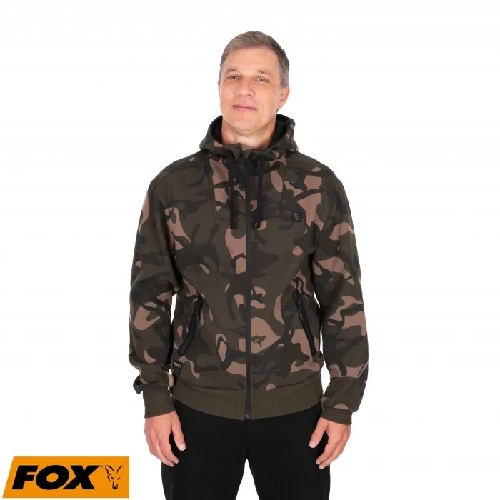 Толстовка Fox Camo Full Zip Premium 310 Hoodie