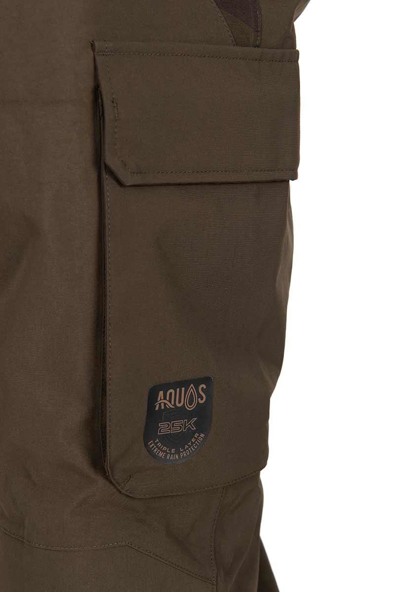 Штани водонепроникні комбінезон Fox RS25K Khaki Salopettes L