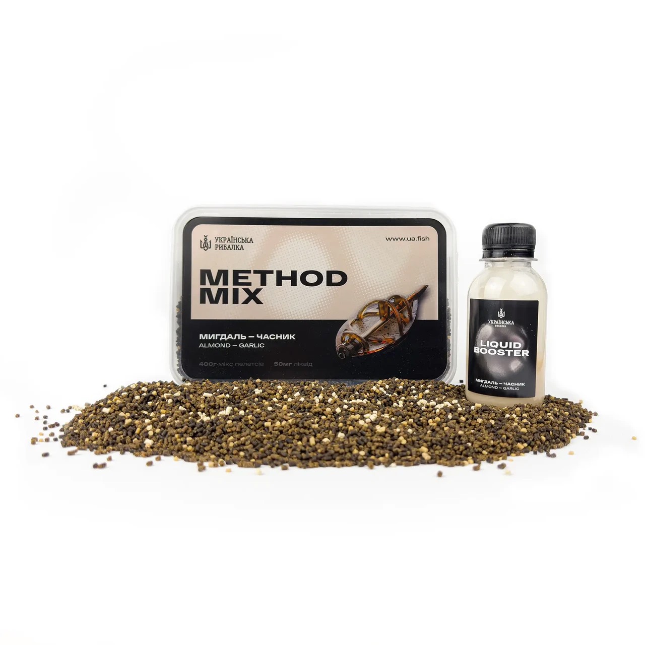 Флет Мікс Method MIX Мигдаль - Часник Українська Рибалка