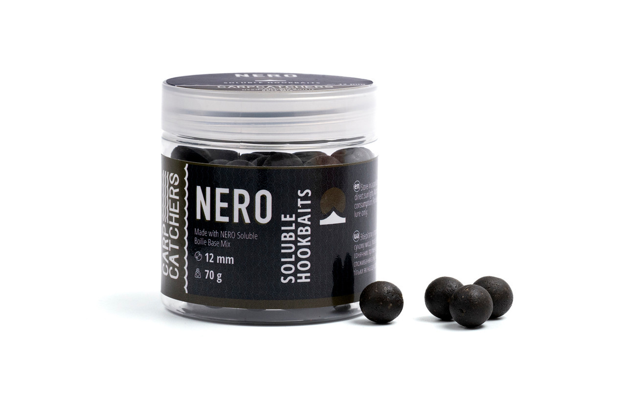 Бойли насадочні розчинні Carp Catchers NERO 12мм