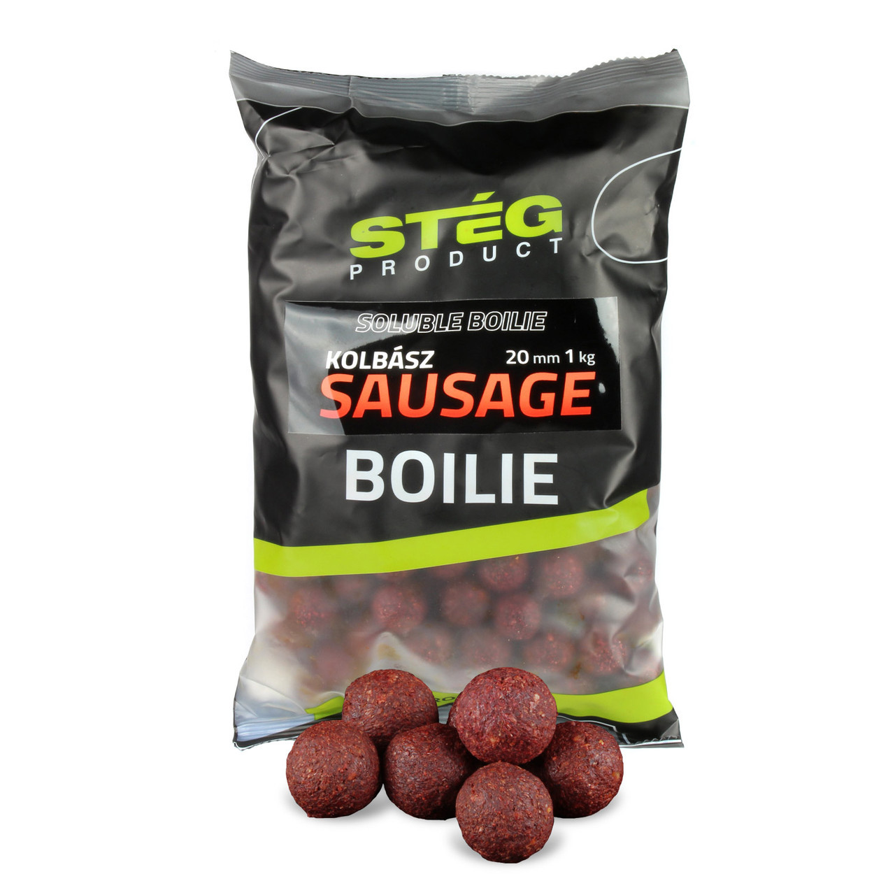 Бойли розчинні Steg Product Soluble Boilie Sausage 24mm 1kg