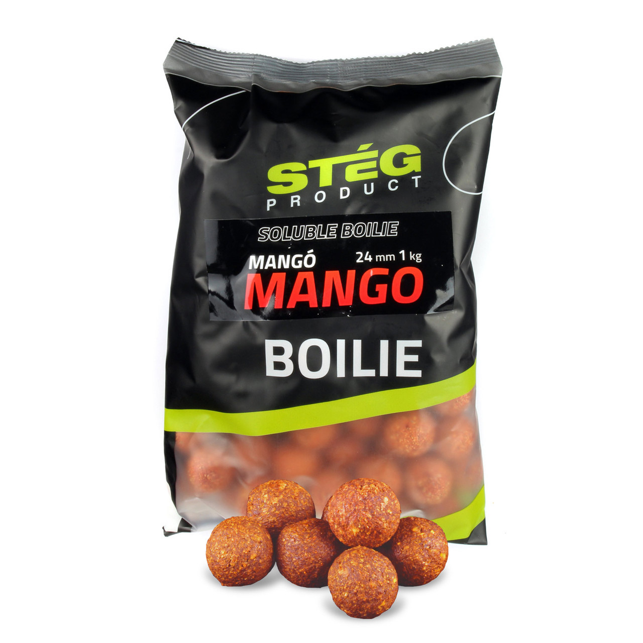 Бойли розчинні  Steg Product Soluble Boilie Mango 24mm 1kg