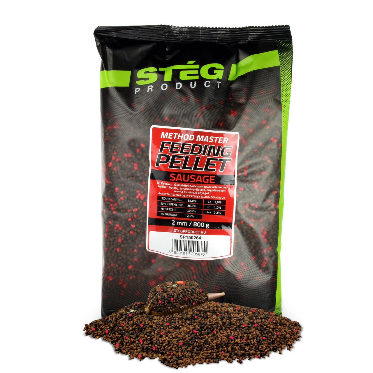Пелети Steg Product Feeding Pellet Колбаска 2мм 800г
