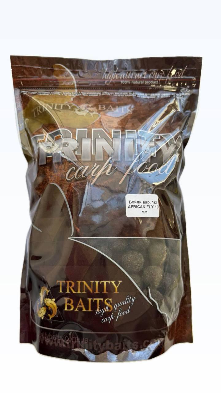 Бойли варені прикормочні Trinity Baits Natural food African fly 18 мм