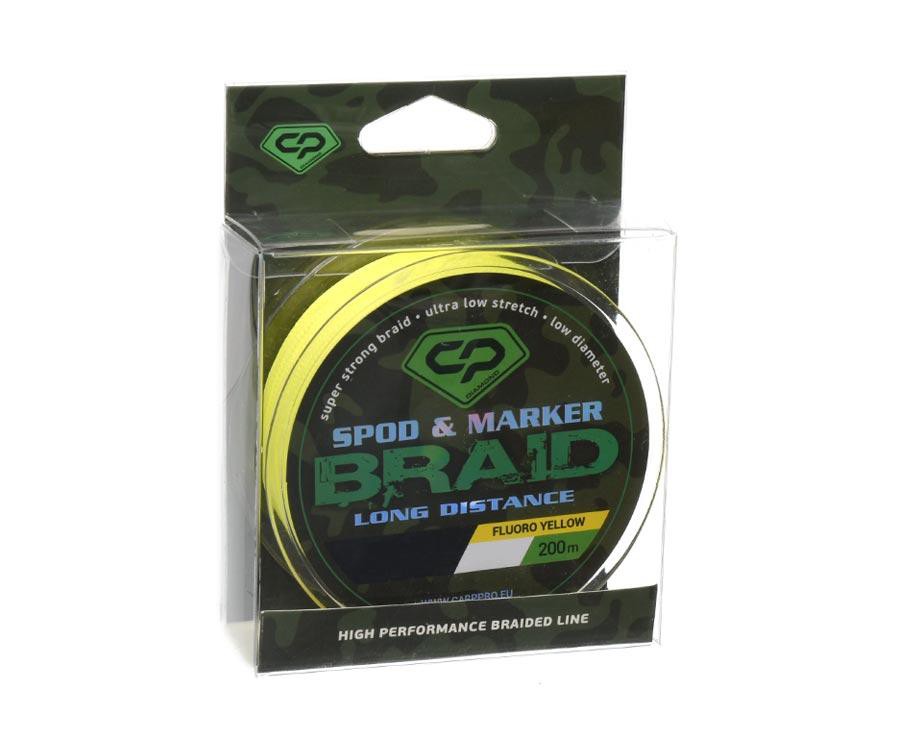 Шнур Carp Pro Spod and Marker Braid PE X4 Long Distance 0.16мм 200м