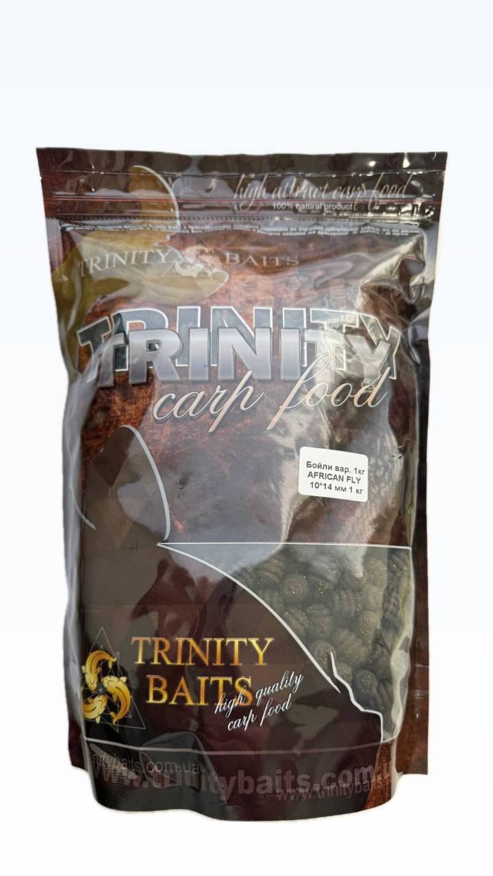 Бойли варені прикормочні Trinity Baits Natural food snail African fly 14 мм