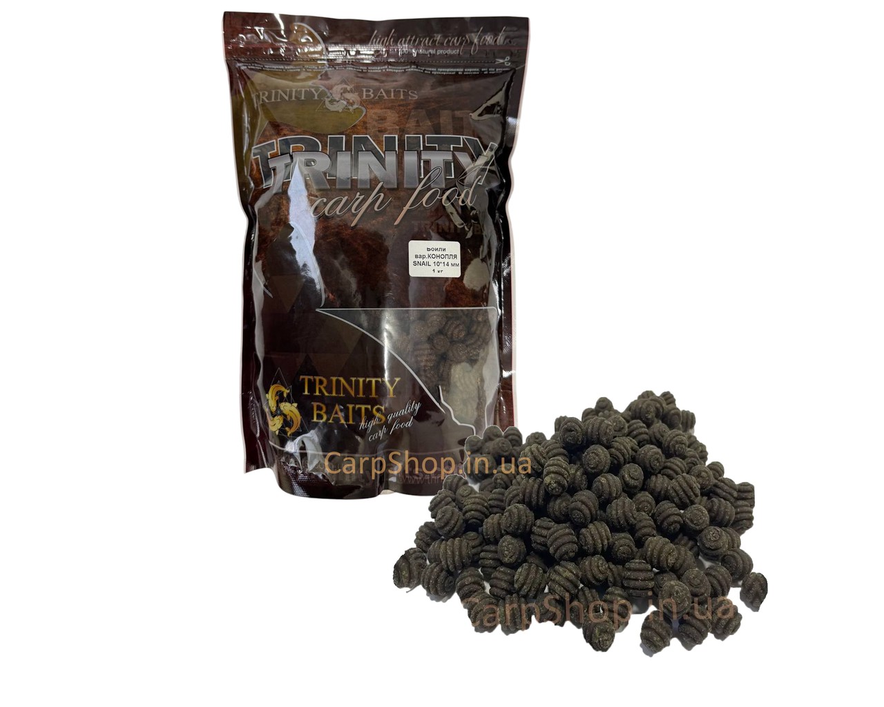 Бойли прикормочні Trinity Baits Hemp Snail 14 мм