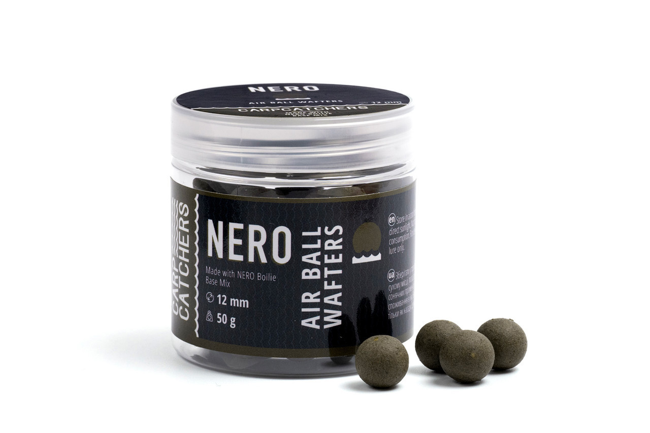 Бойли насадочні Carp Catchers Air Ball Wafters NERO 14mm 50g