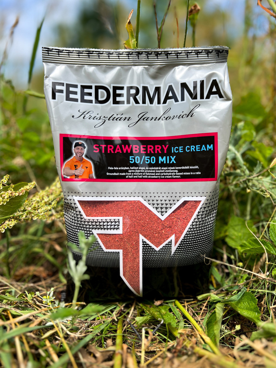 Прикормка Feedermania 50/50 Mix Strawberry Ice Cream 800 г