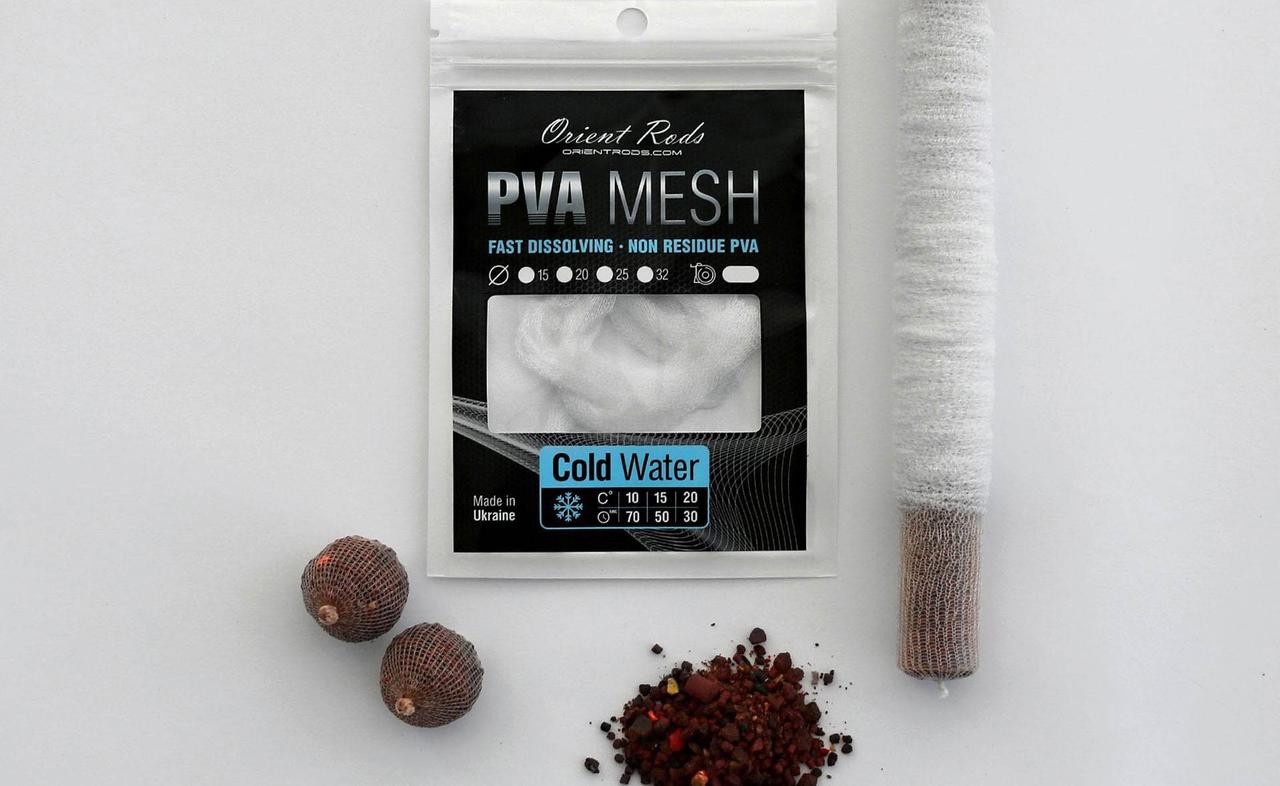 Сітка ПВА для холодної води PVA MESH Orient Rods 25 м 25 мм
